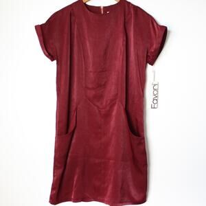 Favori Dress Women's Size 6 Burgundy Red Holiday Christmas Shimmer